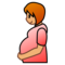 Gravid kvinna: Mellanhudton