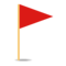 Trekantig flagga