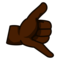 Call Me Hand: Dark Skin Tone