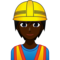 Construction Worker: Dark Skin Tone