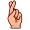 Crossed Fingers: Medium-Light Skin Tone