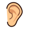Ear: Medium-Light Skin Tone