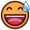 Grinning Face with Sweat