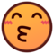 Kissing Face with Smiling Eyes