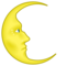 Last Quarter Moon Face