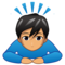 Man Bowing: Medium Skin Tone
