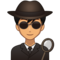 Man Detective: Medium Skin Tone
