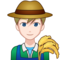 Man Farmer: Light Skin Tone