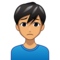 Man Frowning: Medium Skin Tone