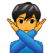 Man Gesturing No