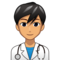 Man Health Worker: Medium Skin Tone
