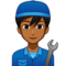 Man Mechanic: Medium-Dark Skin Tone