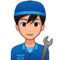 Man Mechanic: Medium-Light Skin Tone