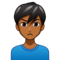 Man Pouting: Medium-Dark Skin Tone