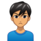 Man Pouting: Medium Skin Tone