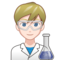 Man Scientist: Light Skin Tone