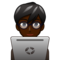 Man Technologist: Dark Skin Tone