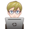 Man Technologist: Light Skin Tone