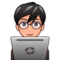 Man Technologist: Medium-Light Skin Tone