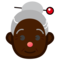Old Woman: Dark Skin Tone