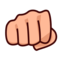 Oncoming Fist: Medium-Light Skin Tone