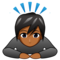 Person Bowing: Medium-Dark Skin Tone