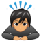 Person Bowing: Medium Skin Tone