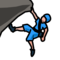 Person Climbing: Medium-Light Skin Tone