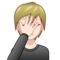 Person Facepalming: Light Skin Tone