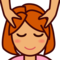 Person Getting Massage: Medium Skin Tone