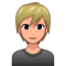 Person: Medium-Light Skin Tone, Blond Hair