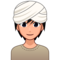 Person Wearing Turban: Medium-Light Skin Tone