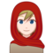 Woman with Headscarf: Light Skin Tone