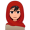 Woman with Headscarf: Medium-Light Skin Tone