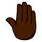 Raised Back of Hand: Dark Skin Tone