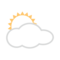 Sun Behind Large Cloud