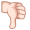 Thumbs Down: Light Skin Tone