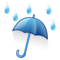 Umbrella with Rain Drops