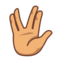 Vulcan Salute: Medium Skin Tone