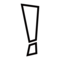 White Exclamation Mark