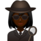 Woman Detective: Dark Skin Tone