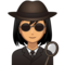 Woman Detective: Medium Skin Tone