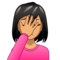 Woman Facepalming: Medium Skin Tone