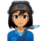 Woman Factory Worker: Medium Skin Tone