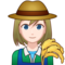 Woman Farmer: Light Skin Tone