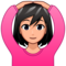 Woman Gesturing OK: Medium-Light Skin Tone