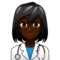 Woman Health Worker: Dark Skin Tone
