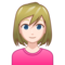 Woman: Light Skin Tone, Blond Hair