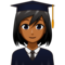 Woman Student: Medium-Dark Skin Tone
