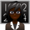 Woman Teacher: Dark Skin Tone